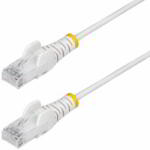 StarTech - 10 m-es fehér, vékony CAT6 Ethernet kábel - N6PAT10MWHS (N6PAT10MWHS)
