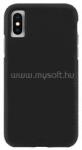 Case-Mate iPhone XS Max 6.5 CASE-MATE TOUGH GRIP szilikon telefonvédő ütésállóság, csúszásgátló keret, FEKETE (CM038222) (CM038222)