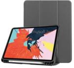 Gigapack IPAD Air 11 (2025) GIGAPACK Tok álló, bőr hatású aktív FLIP, ceruza tartó, SÖTÉTSZÜRKE (GP-101712) (GP-101712)