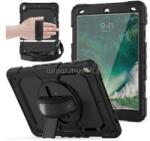 Gigapack IPAD Air 2019 / Pro 10.5 (2017) GIGAPACK Defender műanyag telefonvédő ütésállóság, 360° + kézpánt, FEKETE (GP-19874) (GP-19874)