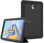 Gigapack Samsung Tab A 10.5 LTE (2018) GIGAPACK Defender gumi telefonvédő FLIP előlap, ütésállóság, FEKETE (GP-83975) (GP-83975)