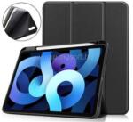 Gigapack Apple Ipad Air tok álló, bőr hatású (aktív FLIP, oldalra nyíló, TRIFOLD, asztali tartó, ceruza tartó) FEKETE (GP-101717) (GP-101717)