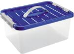 Heidrun Clipbox átlátszó tárolódoboz 14L fogantyús (401634)