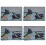 Pufo tányértartó készlet asztali tálaláshoz, Levendula modell, 4 db, 43 x 28 cm (Pufo1357)