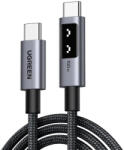 UGREEN USB-C - USB-C kábel UGREEN L509, 100W, 5A, 3m, Szürke