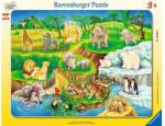Ravensburger 14 db-os keretes puzzle - Látogatás az állatkertben (06052) (06052)