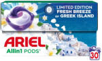 Ariel Allin1 Pods Fresh Breeze of Greek Island mosókapszula fehér és világos ruhákhoz 30db