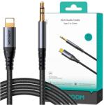 JOYROOM Sztereó audio kábel, Joyroom, Jack 3, 5 mm-Lightning, alumínium, 1, 2 m, fekete (057976)