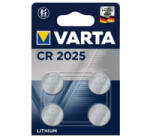 VARTA gombelem (CR2025, 3V, lítium) 4db/csomag (6025101404) (6025101404) - aqua