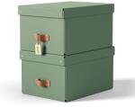 Leitz Set 2 bucati cutie de depozitare cu capac Leitz Puro, medie 17L, verde E61490050
