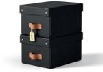 Leitz Set 2 bucati cutie de depozitare cu capac Leitz Puro, mica 7L, negru E61470095