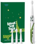 JTF Periuta Dinti Electrica Copii, JTF Sonic, Verde, J20C, 4 Capete Periuta, Cablu Incarcare (SMT-1378)