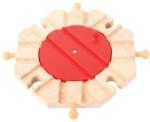 Bigjigs Toys Turnichet Bigjigs Rail cu 8 ieșiri (DDBJT134) Trenulet