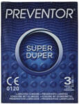 Preventor Super Duper redőzött, rücskös felületű óvszer (3 db) - ovszer-vasarlas