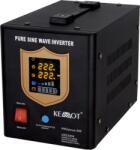 Kemot UPS Prosinus-500 Tiszta Szinusz Hullámú Inverter Töltési Funkcióval 12V 230V 500VA/300W - Fekete (URZ3404B) (URZ3404B)