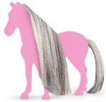 Schleich Schleich: Cal de frumusețe - set accesorii pentru coamă și coadă - gri (SLH42652) Figurina