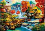 Bluebird Puzzle 90583 - Country House by the Water Fall - 1000 db-os puzzle (90583)