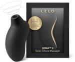 LELO Sona 2 - hanghullámos, vízálló csiklóizgató (fekete) - vagyaim