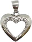 ÉkszerM Ezüst Szív Medál AT 142738