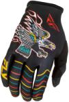 FLY Racing Mănuși motocross FLY Racing - USA Lite Americana negru-roșu-auriu (AIM172-0298)