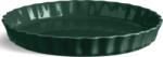 Emile Henry Formă de tartă Emile Henry ceramică, 28 cm, verde (EH076031)