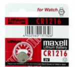 Maxell CR1216 3V Lithium gombelem (Maxell-CR1216-5BP)