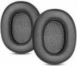 FixPremium Csere fülpárnák Sony ULT Wear fejhallgatóhoz, Szivacs + Bőr, Fekete, 1 pár