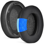 FixPremium Csere fülpárnák Sony WH-1000XM3 fejhallgatóhoz, Memóriahab + Textil + bőr, Fekete, Hűtő gél, 1 pár