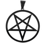 ETNOX Zgardă ETNOX - Plain Pentagram - upside down - SK4105A