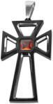 ETNOX Zgardă ETNOX - Big Sparkling Cross - SK4400SET