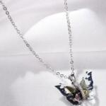 HARAHU ES-38833 Pillangó nyakék - Ezüst / Tip3 KP38833