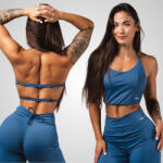 NEBBIA - Női fitness top DENI 309 (blue) (M) - NEBBIA