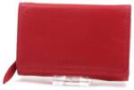 La Scala piros női bőr pénztárca (DN-82221 RED)