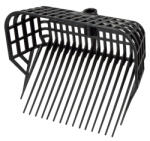 Kerbl Maxi trágyázóvilla - fekete, nyél nélkül