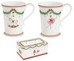 Easy Life Porcelán bögreszett 2db-os, 300ml, dobozban, Magie de Noel (1795MNOE)
