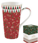 Easy Life Porcelánbögre 600ml, dobozban, Atmosphere, Fancy Christmas (1462FACH)