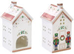 Easy Life Nuova R2S Nutcrackers porcelán mécsestartó házikó 6, 5x6, 5x14, 5cm, díszdobozban