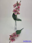  Orchidea gumis levéllel 32cm - Cirmos