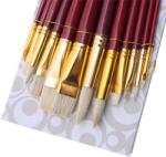  Ecsetek természetes hajkeverékkel - 12 részes készlet - RSET-9319