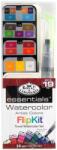 Royal & Langnickel Royal Langnickel FlipKit utazó akvarellfestékek - 19 db