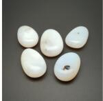 R. M. ékszer Átfúrt Opál fehér csepp medál (022337)