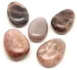 R. M. ékszer Átfúrt Holdkő fekete csepp medál (022342)