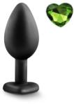 Guilty Toys Anal Plug Brighty, Small, Silicone, Black/Green