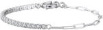 BeSpecial Bratara tennis argint 925 placata cu rodiu cu zirconiu, 16, 5 cm, 3 mm (BRR87)