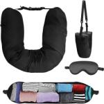 MARUKO Perna gat calatorie, husa transformabila bagaj extensibil, umplere cu haine, material Lycra, fara umplutura (b0cssvzrxv)