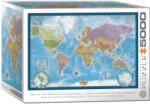 EUROGRAPHICS - Puzzle Map of the World - 5 000 piese