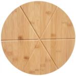 KINGHOFF Pizzatál Kinghoff KH 1565, 35 cm, 6 db, Bambusz (S_0009167)
