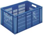 Manutan Navete de plastic stivuibile PP Manutan cu pereti cu perforatii, 60 l M1652914