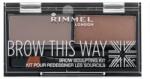 Rimmel London Brow This Way Kit set pentru aranjarea sprâncenelor 002