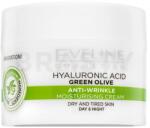 Eveline Cosmetics Hyaluronic Acid Green Olive Anti-Wrinkle Moisturising Cream Tápláló krém ráncok ellen 50 ml